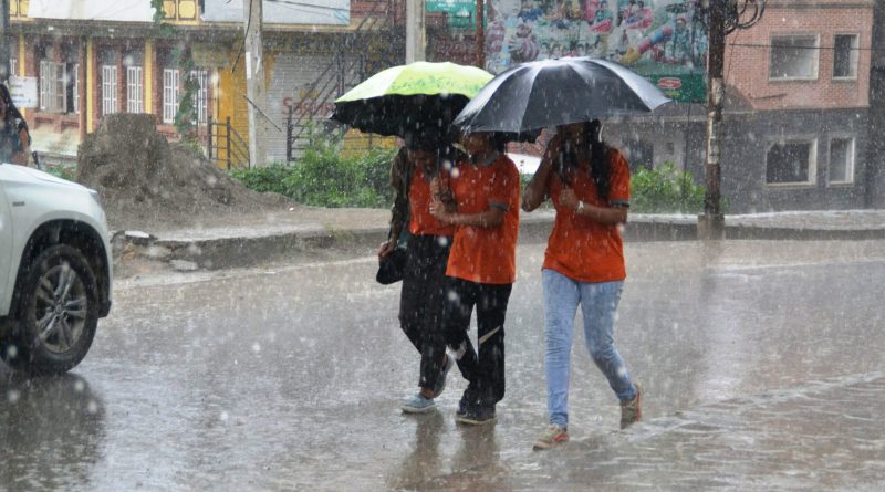 प्रदेश १ र सुदूरपश्चिम प्रदेशमाका धेरै स्थानमा भारी वर्षाको सम्भावना