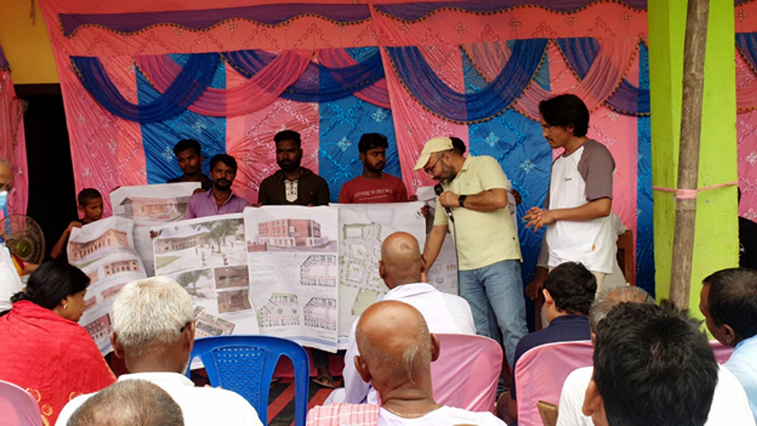 नेकका विद्यार्थीले बनाएको डिजाइन जनकपुरमा प्रदर्शन