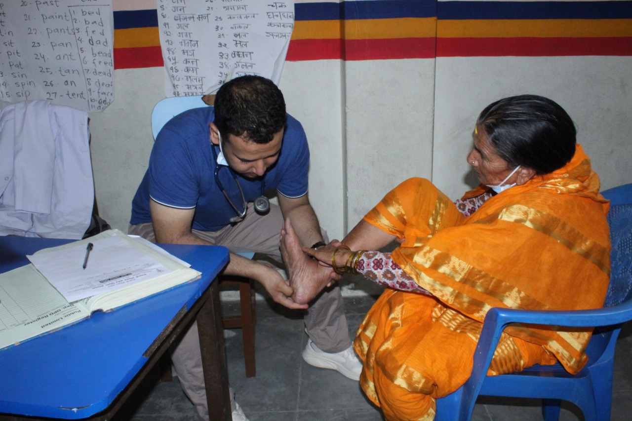 सानोठिमीमा केएमसीले गरेको स्वास्थ्य शिविरबाट १०२३ लाभान्वित