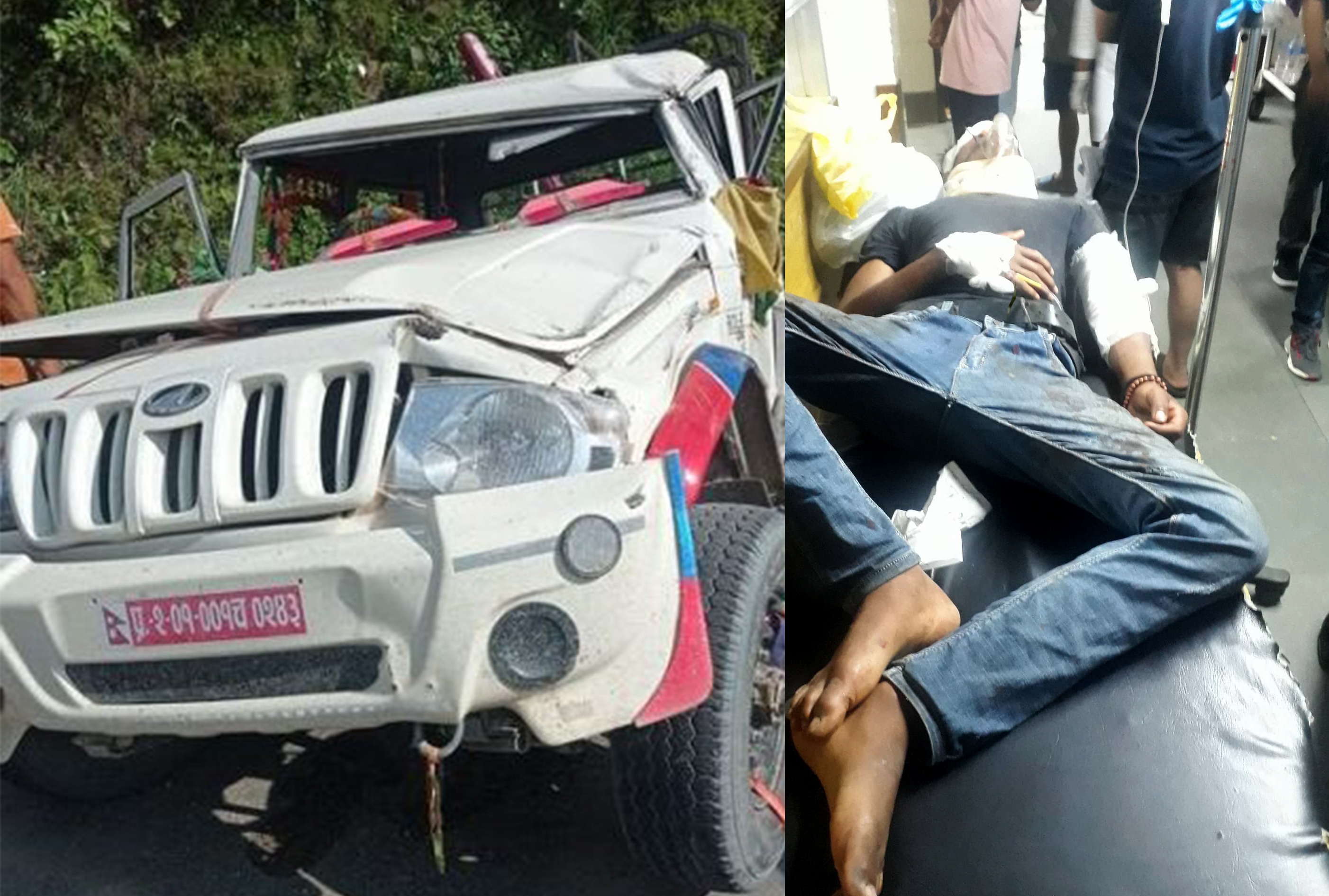 कटारीमा बाेलेराे दुर्घटना हुँदा एककाे मृत्यु सात जना घाइते