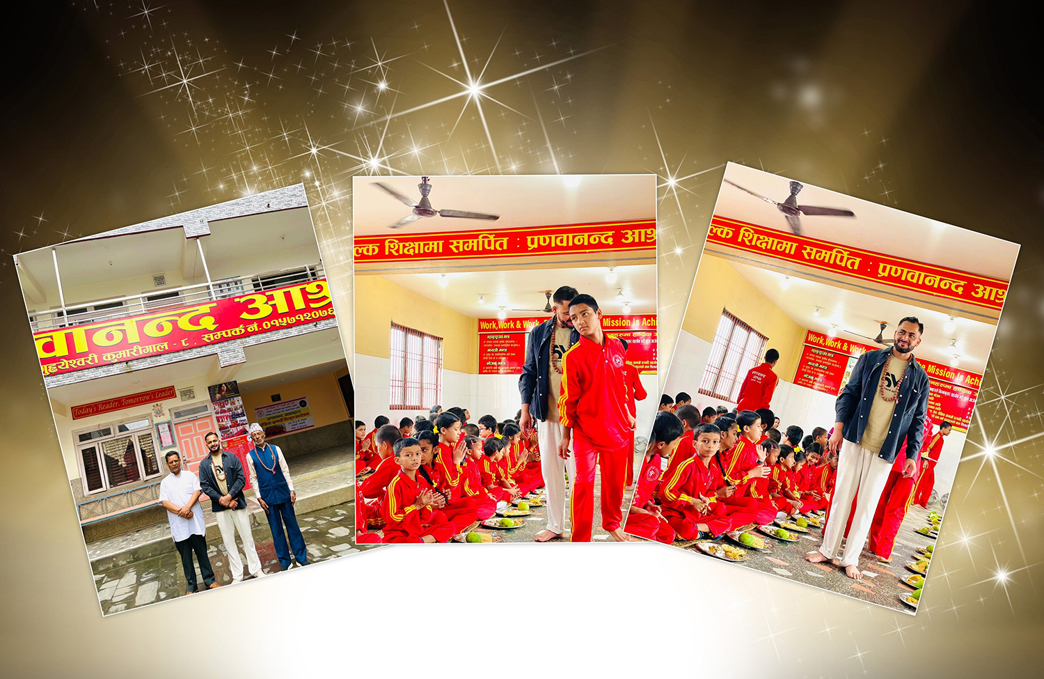 शिशिर सिंखडाले प्रणवानन्द आश्रमका बालबालिकासँग यसरी मनाए जन्मदिन