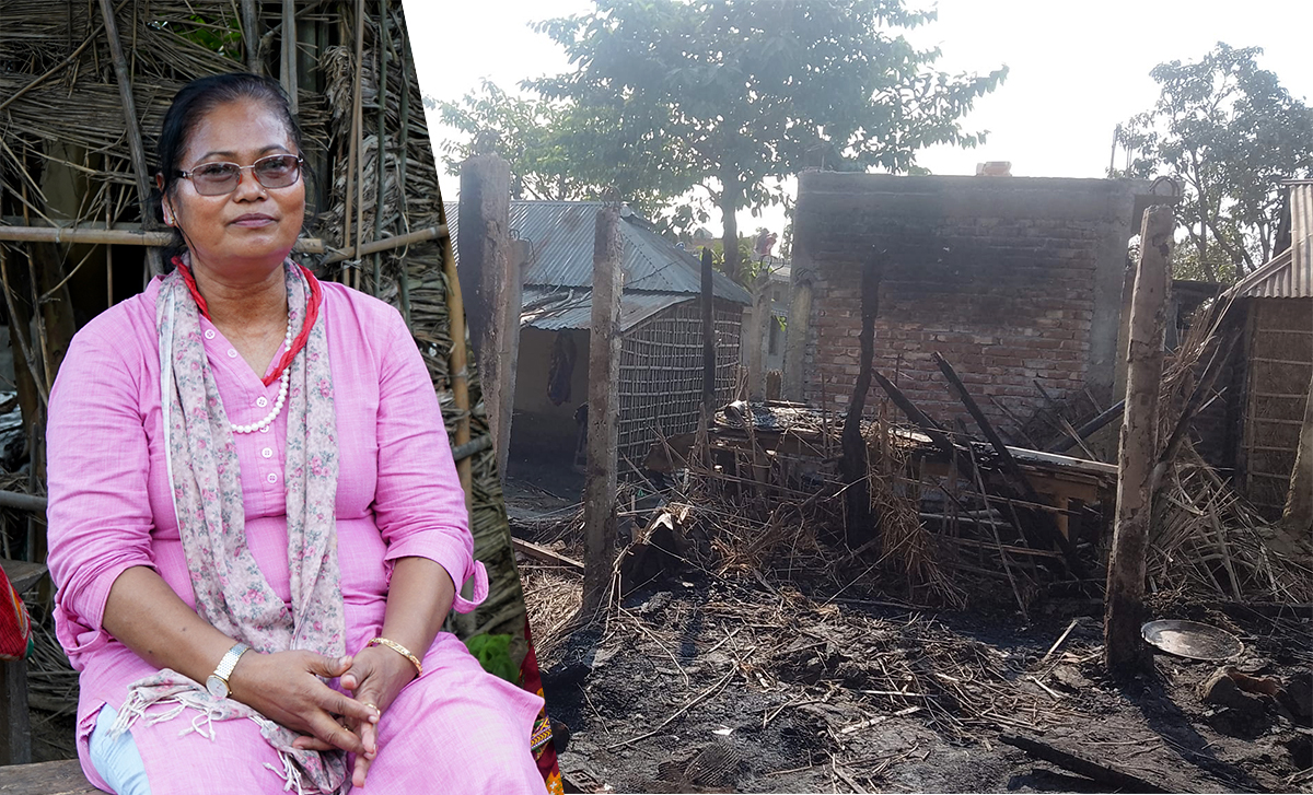 आगलागी पिडितलाई राहत, क्षतिपुर्ती उपलब्ध गराउन चौधरीको माग