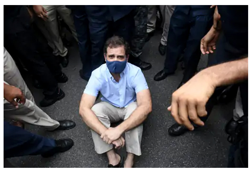 राहुल गान्धी पक्राउ