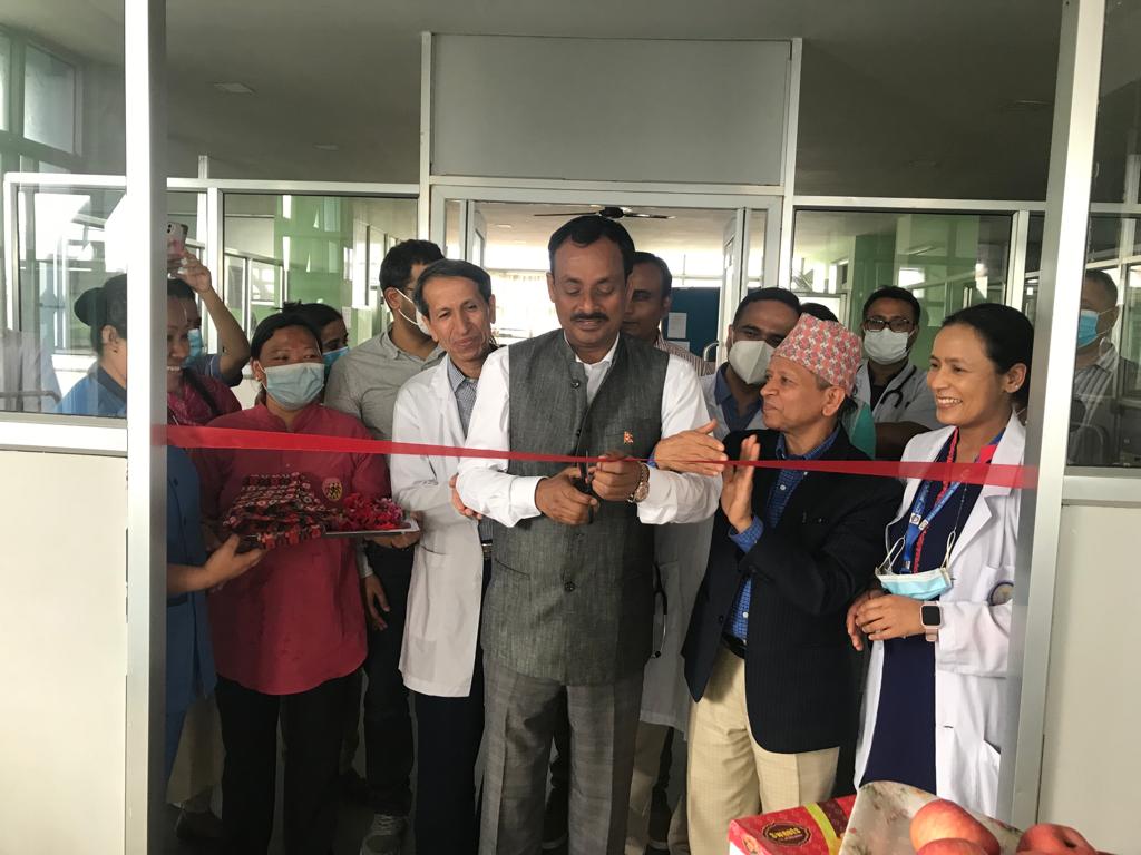नेपाल मेडिकल कलेजमा कार्डियो, ग्याष्ट्रो र इण्डोक्रोनोलोजीका छुट्टाछुट्टै युनिट