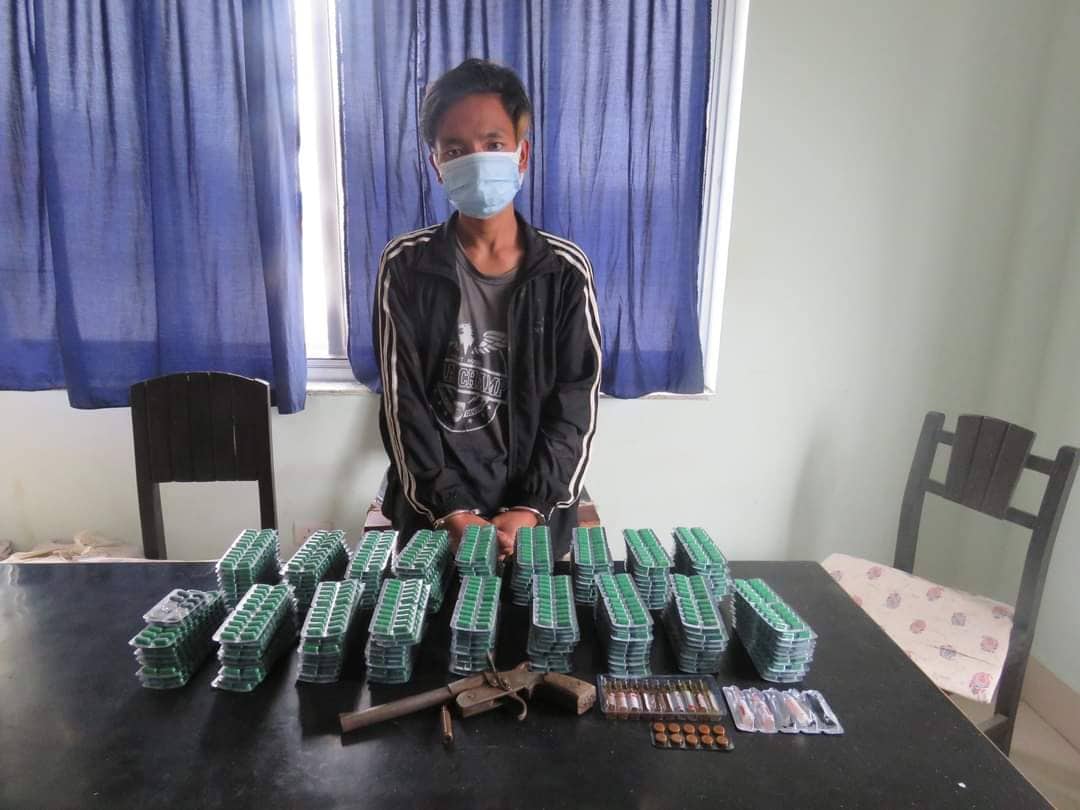 कटुवा पेस्तोल र लागुऔषध सहित १ जना पक्राउ