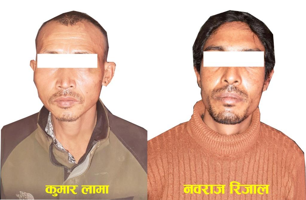 घाँटी रेटेर महिलाको हत्या गरेको आरोपमा दुई जना पक्राउ