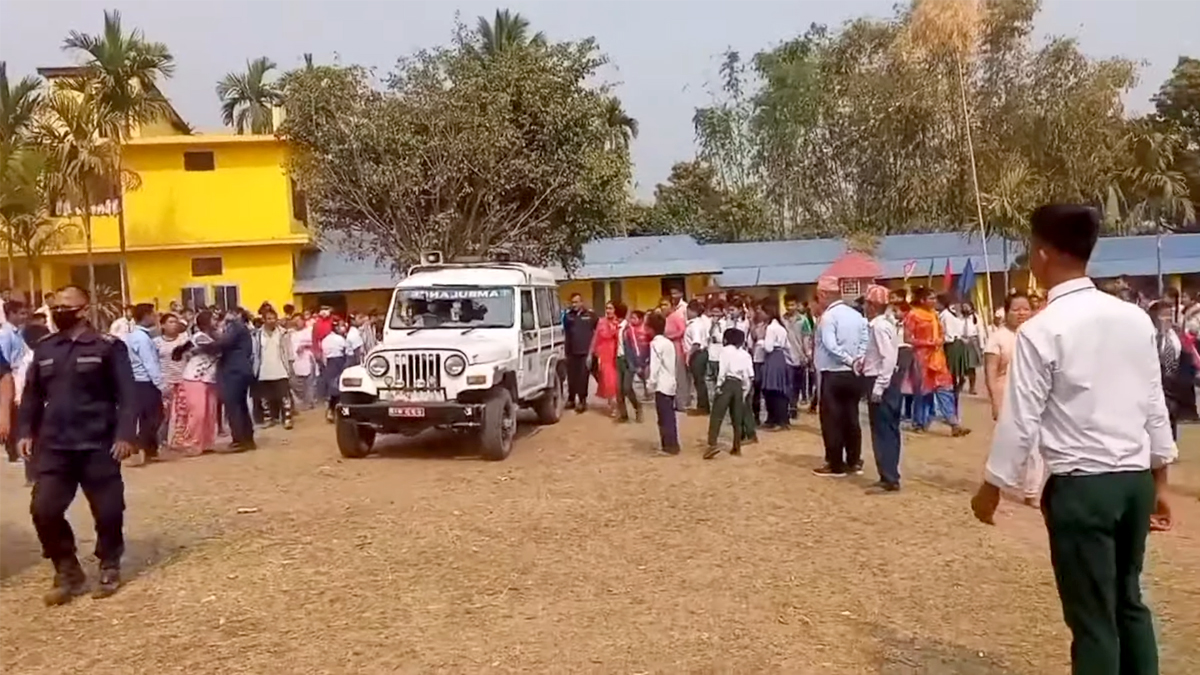 झडपमा महिला प्रहरीकाे मृत्यु भएपछि लेटाङमा बिहानैदेखि कर्फ्यू