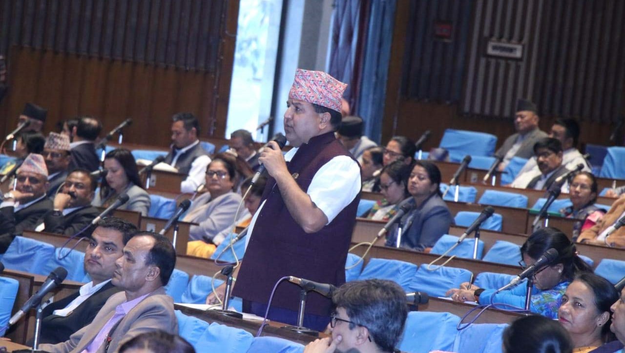 सांसद सुनिल शर्माद्वारा तीन विषयमा सरकारकाे ध्यानाकर्षण (भिडियाे सहित)