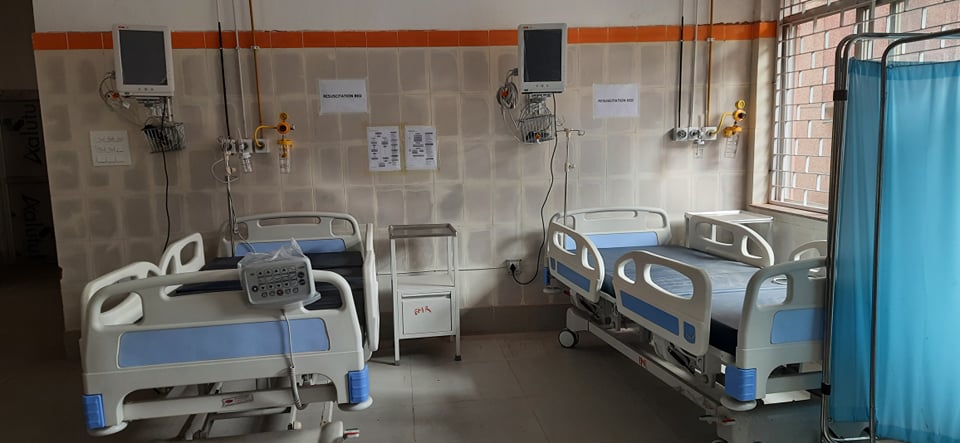 वीपी प्रतिष्ठानकाे इमर्जेन्सी वार्डमा उपकरण र बेड थपियो