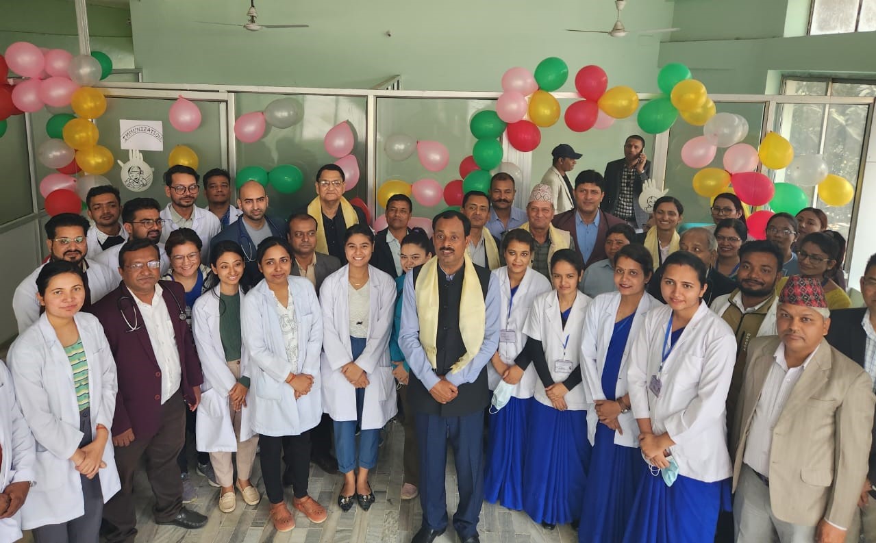 नेशनल मेडिकल कलेजमा नवजात केयर ओपिडी सुरु