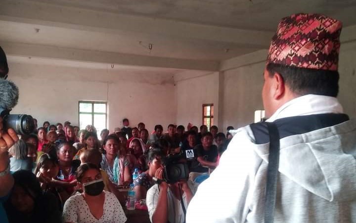 वाम गठबन्धनका उम्मेद्वारहरुलाई माझी समुदायले मत दिने