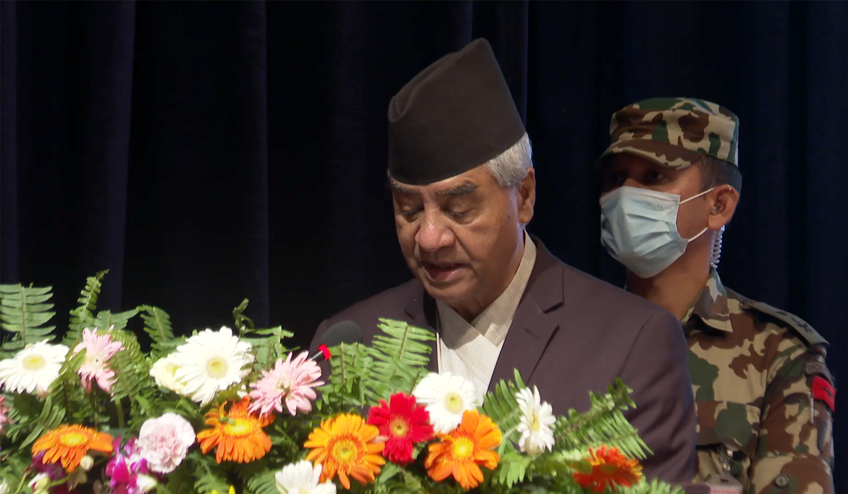 जनताकाे राेजाइ अनुसारकाे विकास गर्न इन्जिनियरहरूकाे भूमिका महत्वपूर्णः प्रधानमन्त्री देउवा