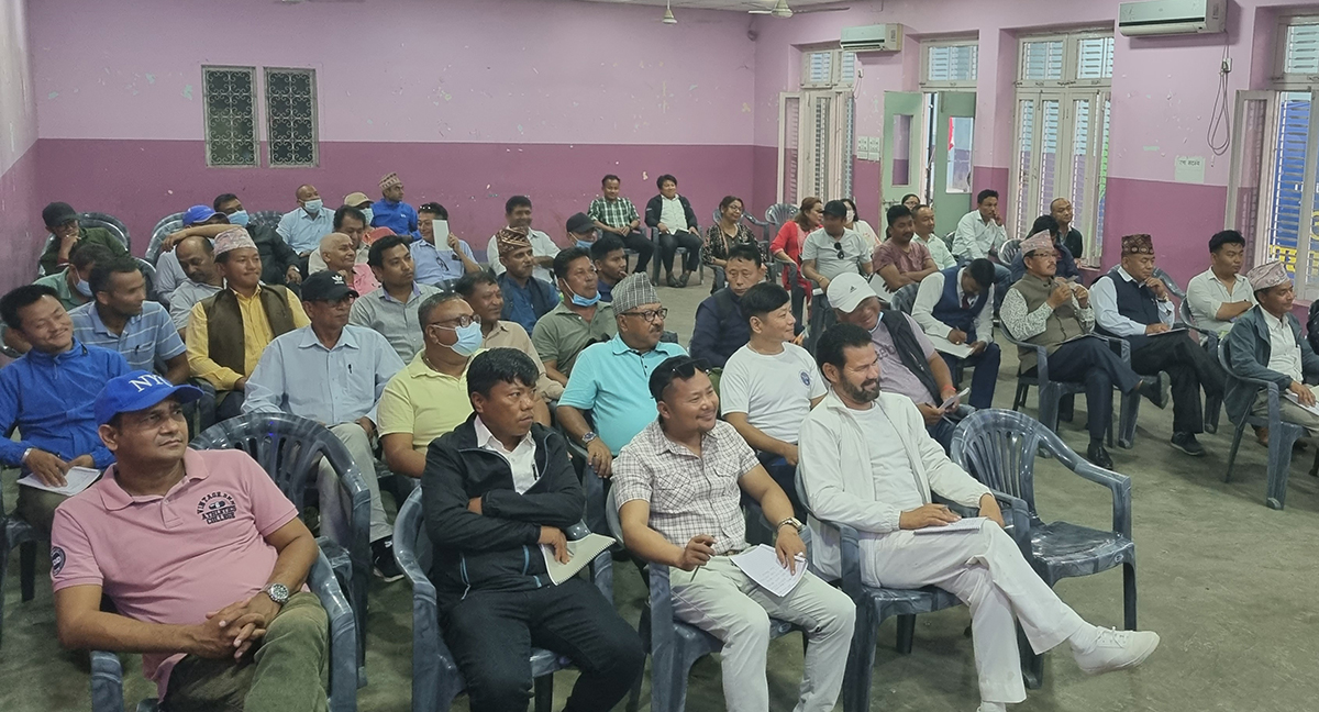 वडा सभापति र सचिवलाई कांग्रेसले दियो प्रशिक्षण