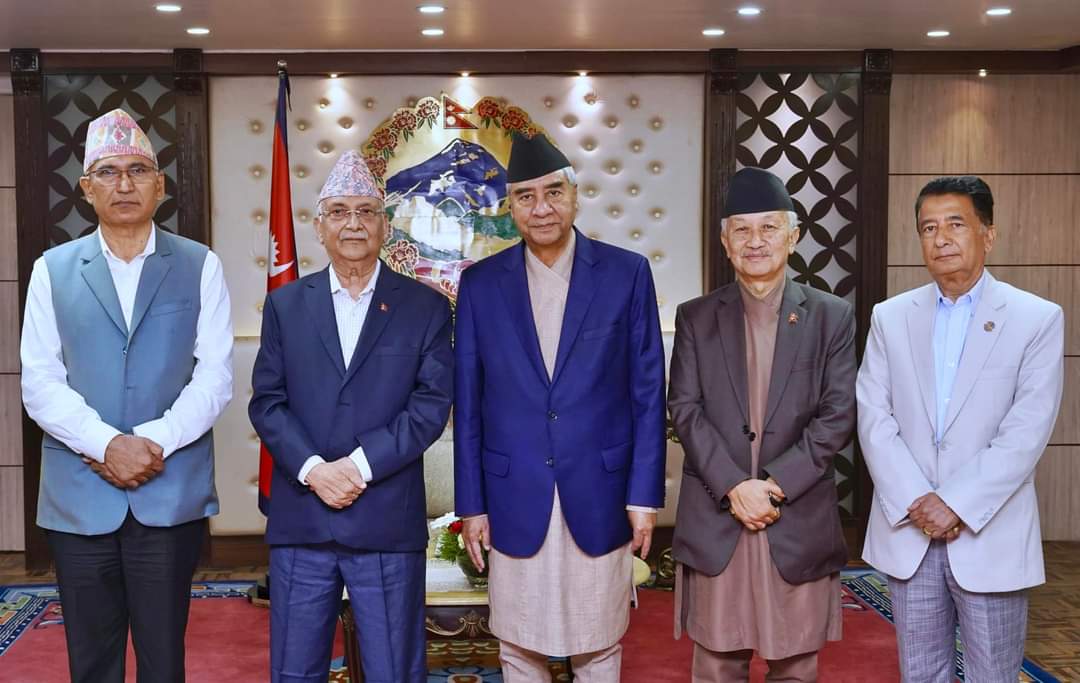 महत्वपूर्ण विषयमा प्रमुख प्रतिपक्षीलाई निषेध गर्न खोजेकोमा ओलीको आक्राेश