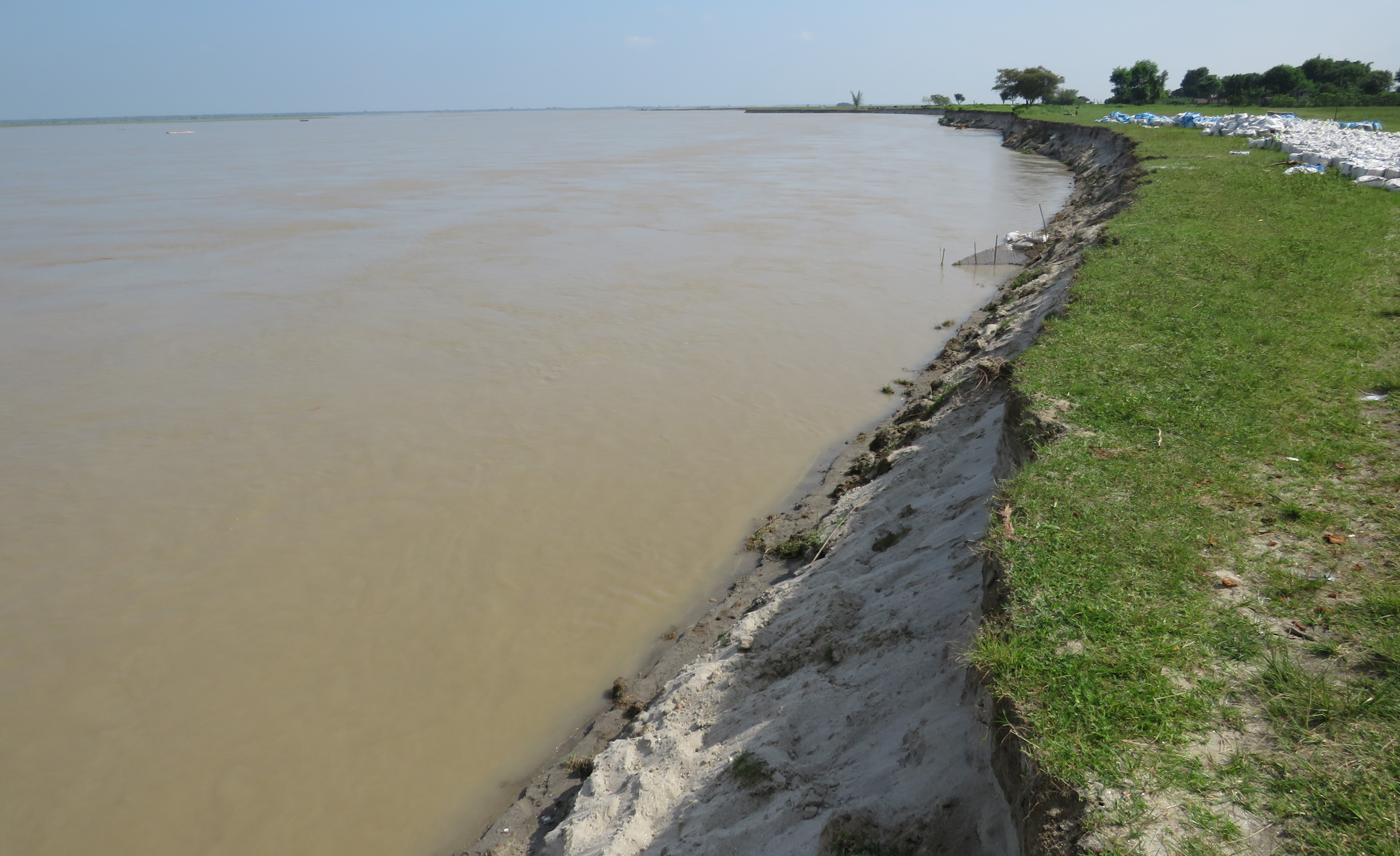 सप्तकोसीको बाँध फुट्यो, ४ हजार घर परिवार उच्च जोखिममा
