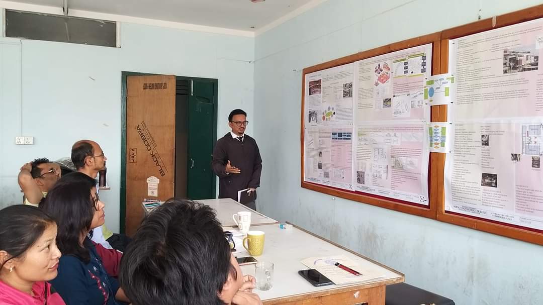 नेकको आर्किटेक्चर विद्यार्थीहरूको प्रथम चरणको थिसिस प्रस्तुति