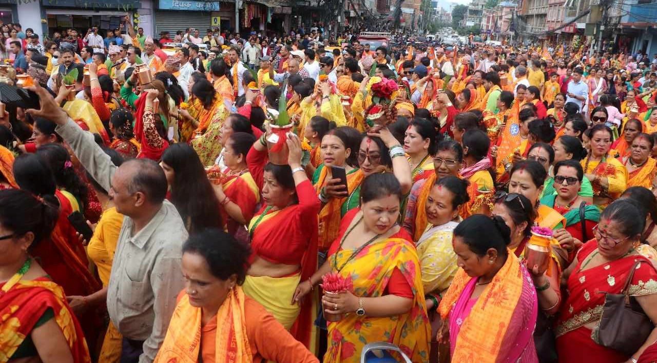 राप्रपाको मैतीदेवी-पशुपतिनाथ धार्मिक पदयात्रा (फोटोफिचर)