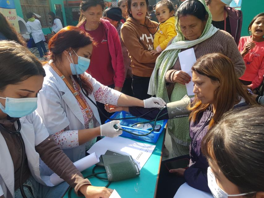 गौरीघाटमा केएमसीको निःशुल्क स्वास्थ्य शिविर
