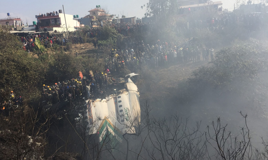 विमान दुर्घटनाः अमेरिकी, चिनियाँ दुतावासद्वारा दुःख व्यक्त