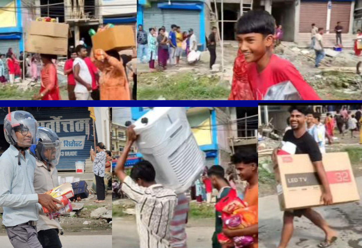 लुटपाट गरिएको फरवार्ड सुपरमार्केटका सामान फिर्ता गर्न अनुरोध, नगरे कानुनी कारवाहीमा पठाइँदै