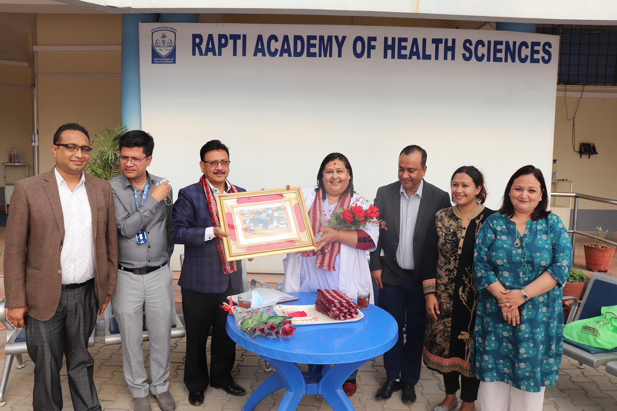 राप्ती प्रतिष्ठानमा निवर्तमान उपकुलपतिकाे विदाईसँगै नवनियुक्त उपकुलपतिलाई स्वागत