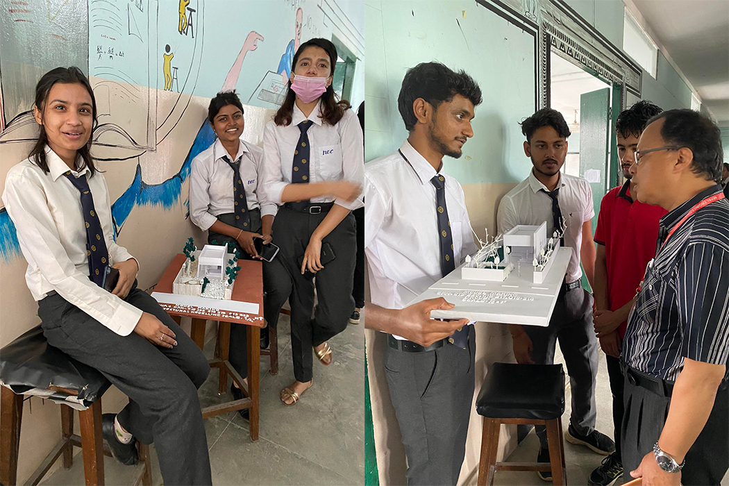 नेकका आर्किटेक्चर दोश्रो वर्षका विद्यार्थीले बनाएको मोडलहरुको प्रदर्शनी (फोटो फिचर)