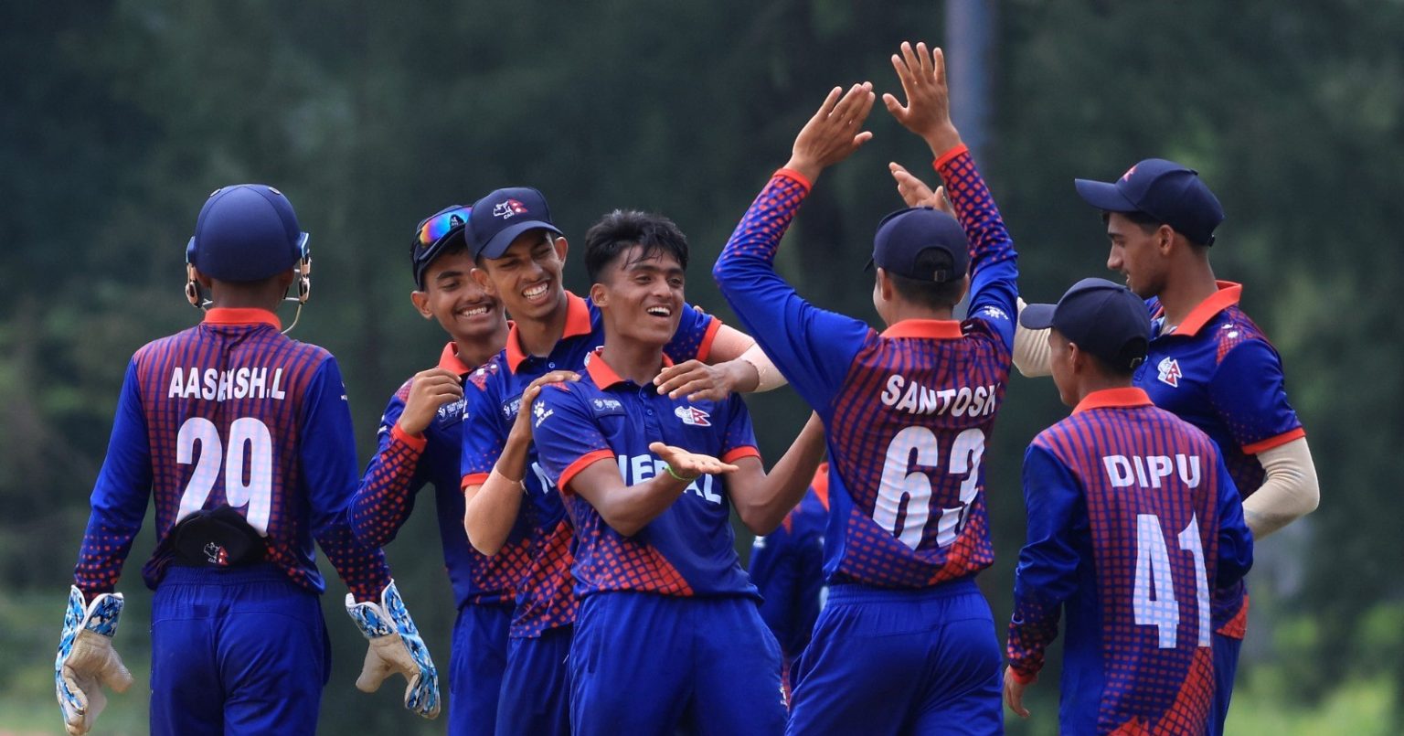 एसीसी यू–१६ इस्ट जोन क्रिकेट कपमा नेपालकाे ह्याट्रिक