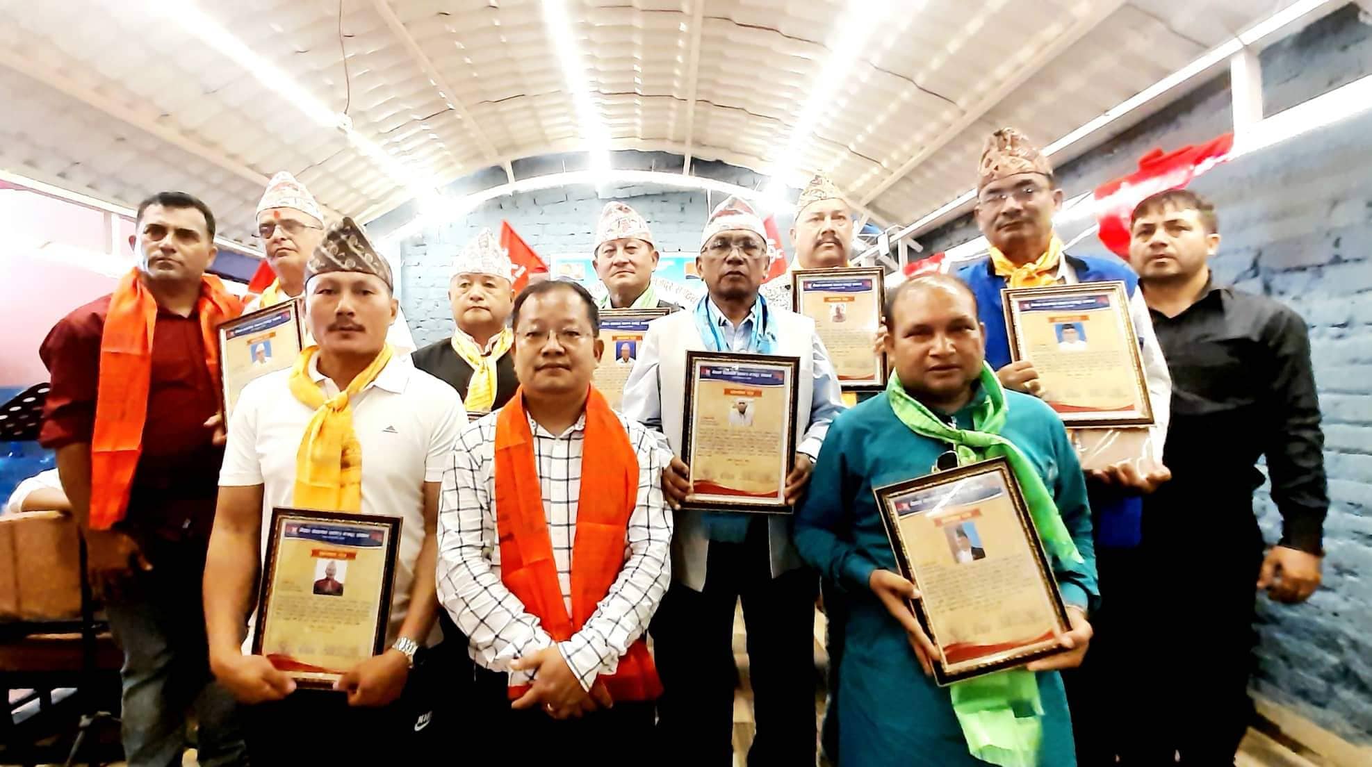 मजदुर संगठनद्वारा मजदुर पृष्ठभूमीका जनप्रतिनिधिहरुलाई सम्मान