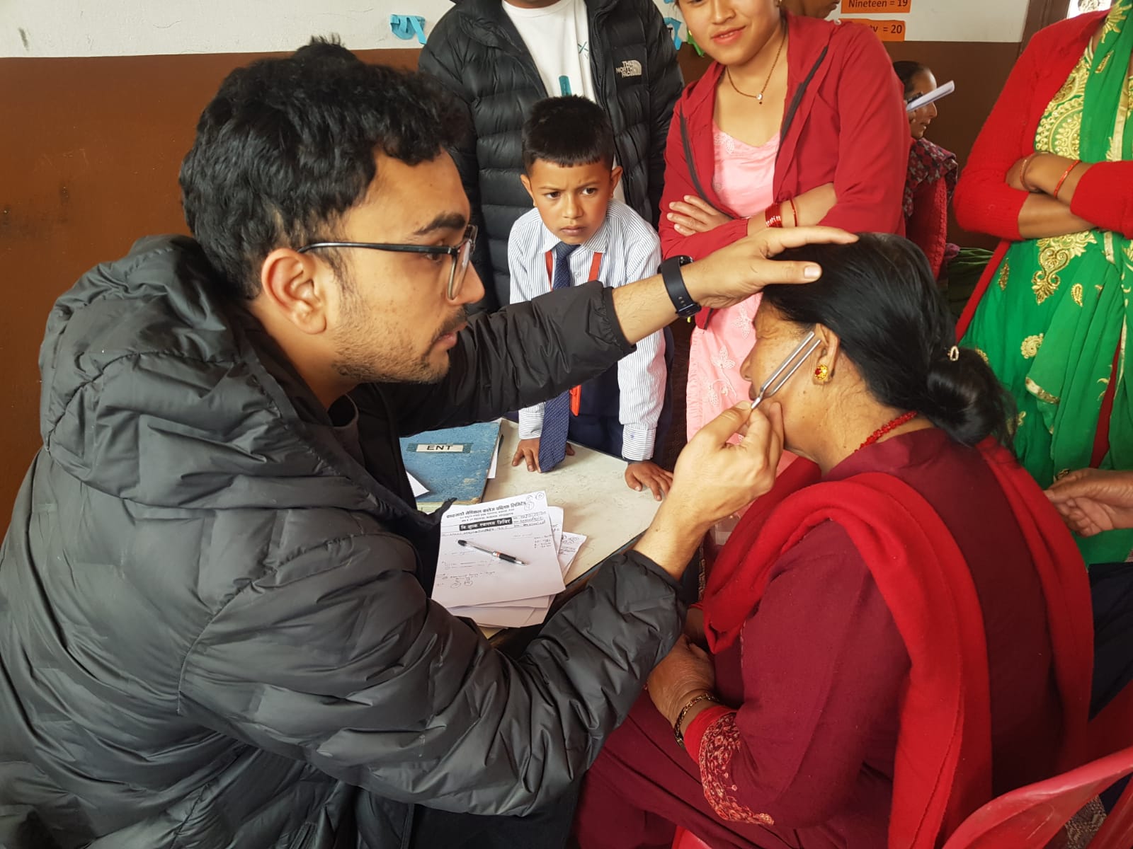 केएमसीको निःशुल्क स्वास्थ्य शिविर काभ्रेको पनौतीमा