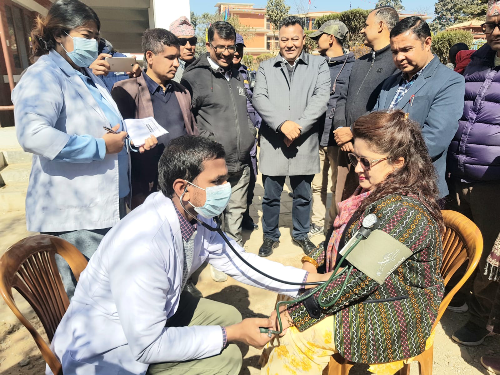 काभ्रेको धुलिखेलमा केएमसीको निःशुल्क स्वास्थ्य शिविर