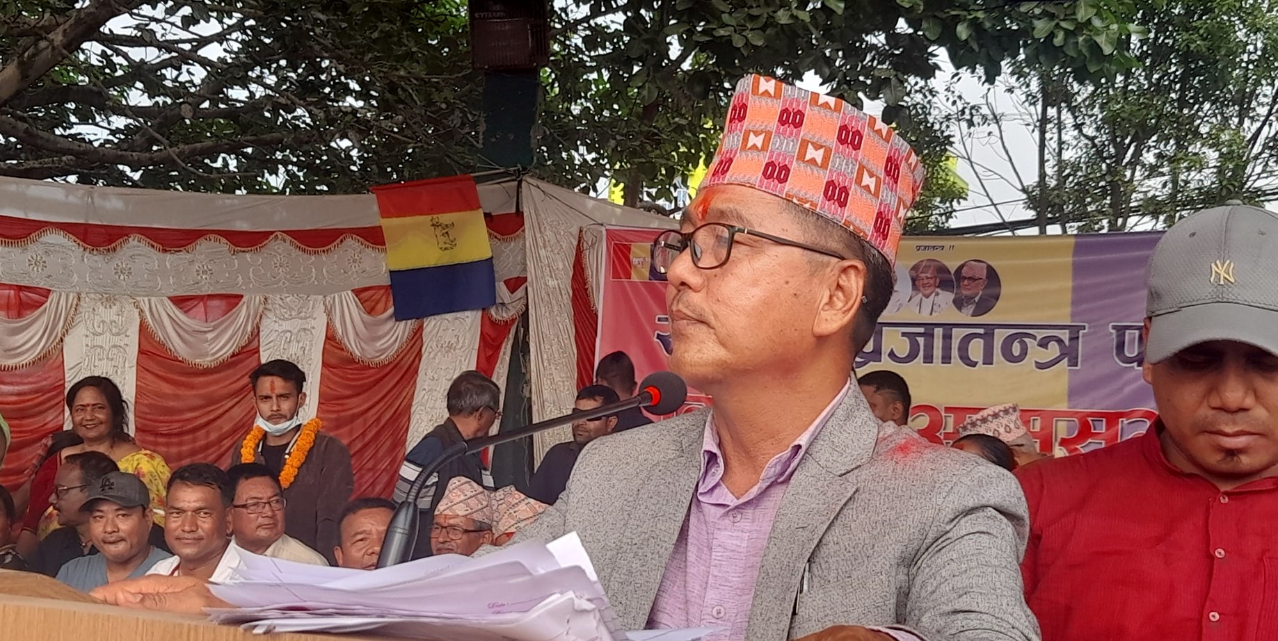 ‘भ्रष्टाचारबाट कमाएको पैसाको नोट भ्रष्ट नेताको घरमा छ’ राजेन्द्र लिङ्देन