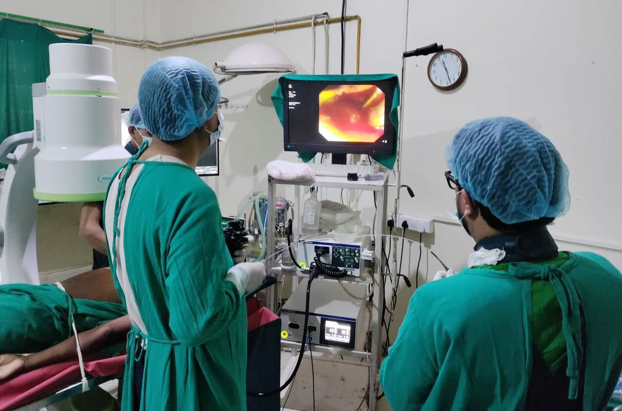 नोबेलमा विना चिरफार पित्त नलीको पथरिया निकाल्ने सेवा पुनः सुरू