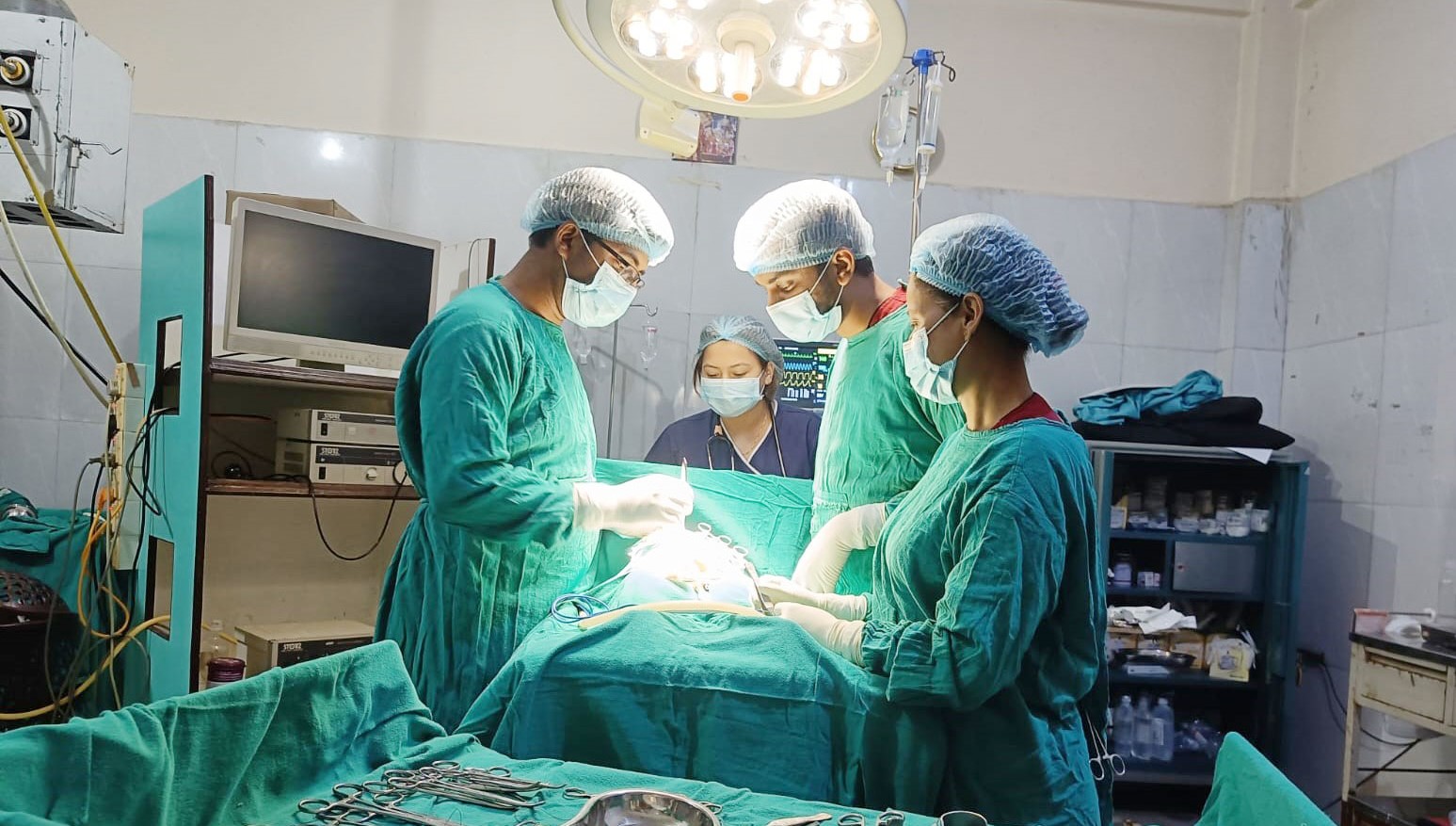 २७ दिनको नवजात शिशुको नोबेलमा जटिल शल्यक्रिया