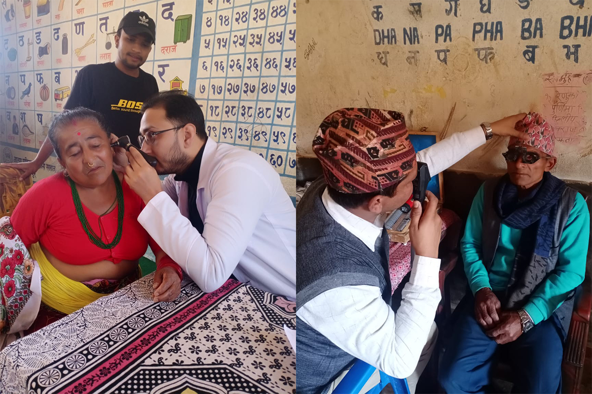 राजाबासमा नोबेलको निःशुल्क स्वास्थ्य शिविरबाट ७५३ बिरामी लाभान्वित