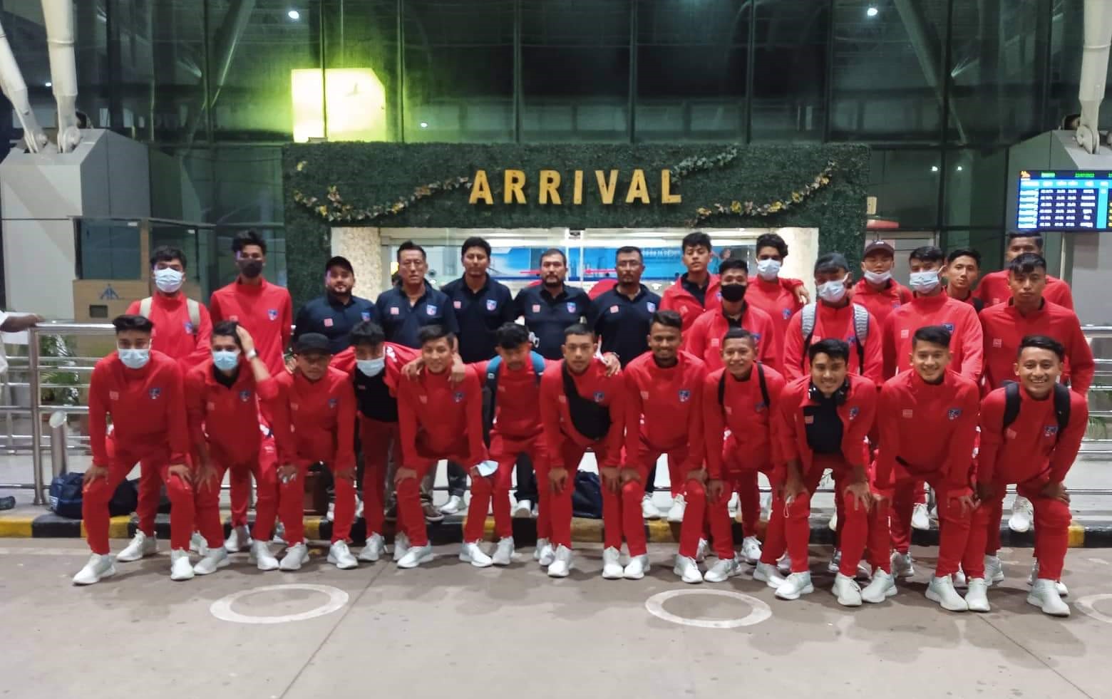 साफ यू-२० फुटबल नेपाली टिम भुवनेस्वरमा