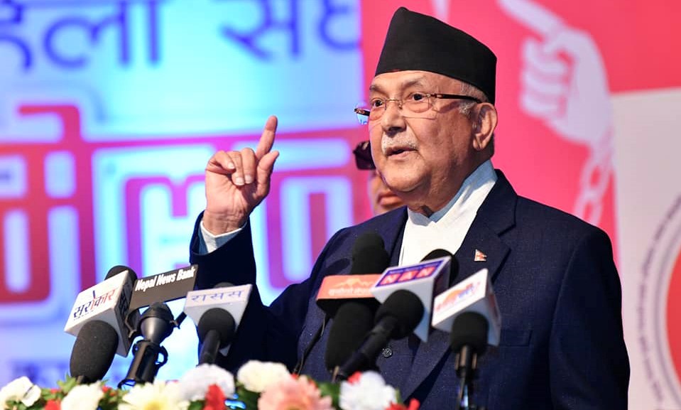 जनताकाे बहुदलीय जनवाद नै समृद्ध नेपाल सुखी नेपालीकाे आधारः केपी शर्मा ओली